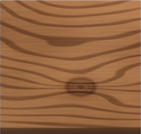 Solid pine with natural knots and bold grain