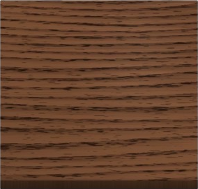 Solid red oak with deep, open grain