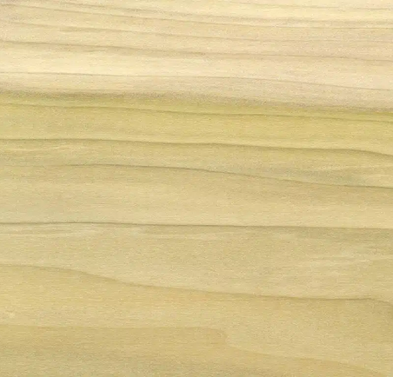 Solid poplar with a smooth, pale grain